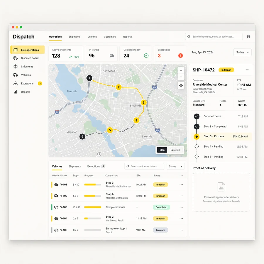 Dispatch product design overview