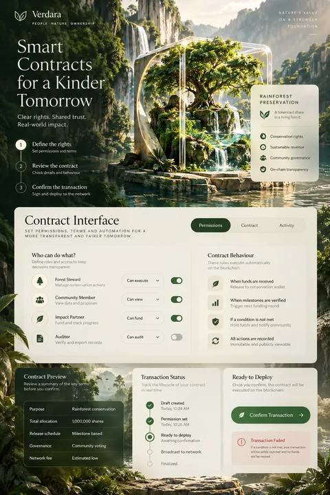 Original contract interface interface concept illustrating blockchain development
